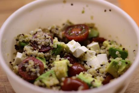 Ensalada templada de quinoa