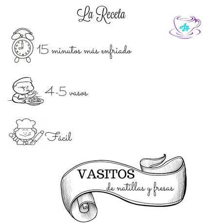 VASITOS DE NATILLAS Y FRESAS