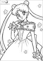 Dibujos para colorear de Sailor Moon Dibujos para colorear de Sailor Moon
