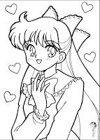 Dibujos para colorear de Sailor Moon Dibujos para colorear de Sailor Moon