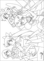 Dibujos para colorear de Sailor Moon Dibujos para colorear de Sailor Moon