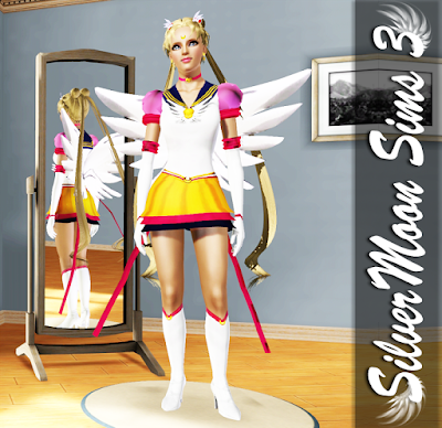 Traje de Sailor Moon Eternal para Los Sims 3, por SilverMoon Traje de Sailor Moon Eternal para Los Sims 3, por SilverMoon