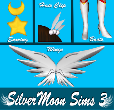 Traje de Sailor Moon Eternal para Los Sims 3, por SilverMoon Traje de Sailor Moon Eternal para Los Sims 3, por SilverMoon