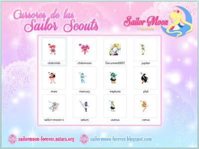 Cursores de las Sailor Scout Cursores de las Sailor Scout
