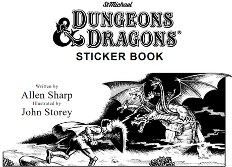 D&D Sticker Book (1985) D&D Sticker Book (1985)