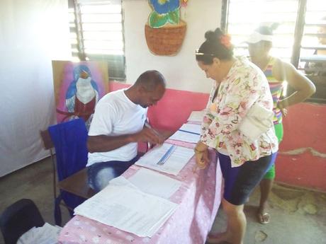 Guáimaro vota #PorCuba Mi voto es #PorCuba. Foto: Héctor Espinosa Sánchez