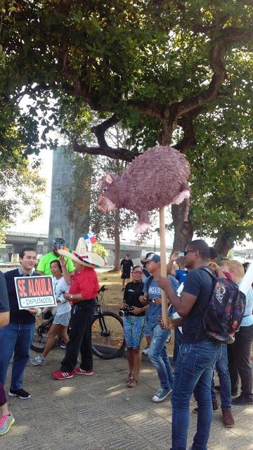 Participación en protesta ciudadana de la cinco de mayo