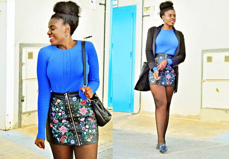 BLUE CROP TOP OBSESSION