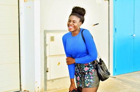 BLUE CROP TOP OBSESSION