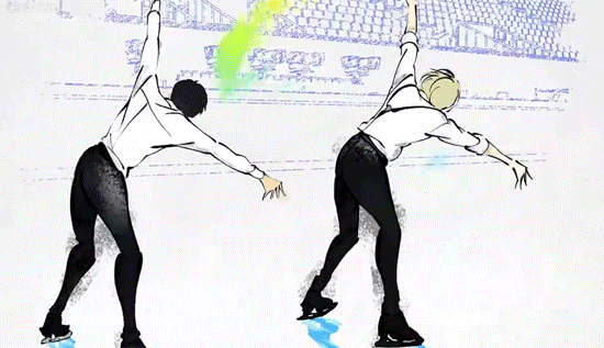 #yuri #on #ice #anime #opening Not the whole thing but a lot of it. <3