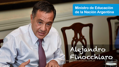 Alejandro Finocchiaro “estoy convencido que es necesario garantizar una educación que desarrolle todas las dimensiones de la persona” Alejandro Finocchiaro “estoy convencido que es necesario garantizar una educación que desarrolle todas las dimensiones de la persona”