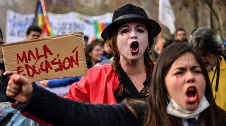 Protesta estudiantil en Chile