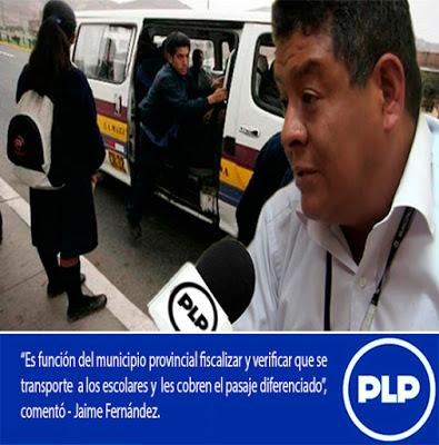 MÁS DE 80 MIL SOLES DE MULTA POR NO RECOGER A ESCOLARES…