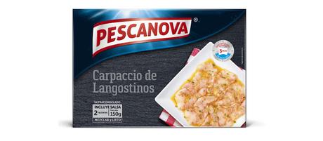 CRUJIENTE DE CARPACCIO DE LANGOSTINOS CON MAYONESA DE MARISCO