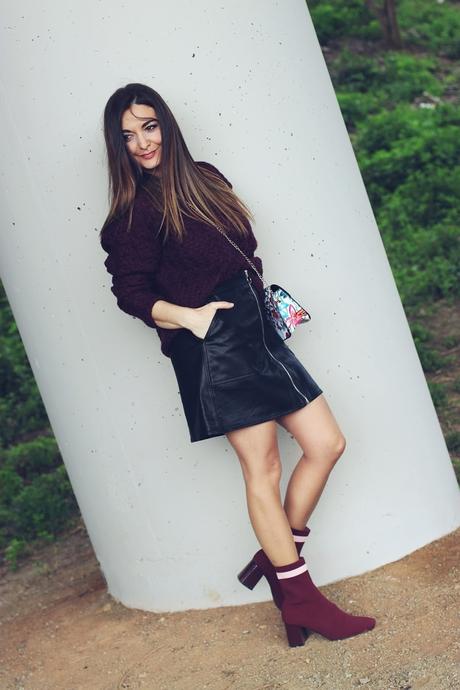 Como combinar una falda de polipiel Como combinar una falda de polipiel