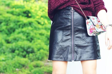 Como combinar una falda de polipiel Como combinar una falda de polipiel