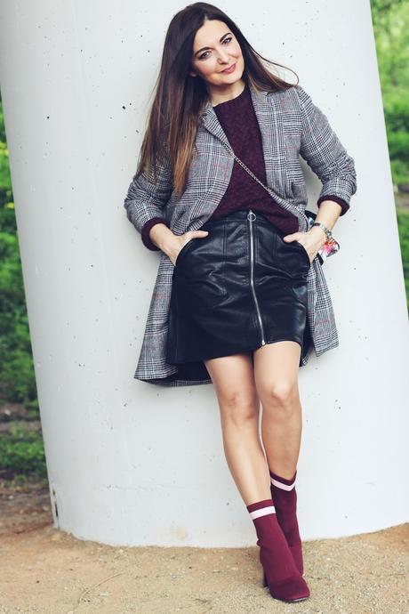 Como combinar una falda de polipiel Como combinar una falda de polipiel