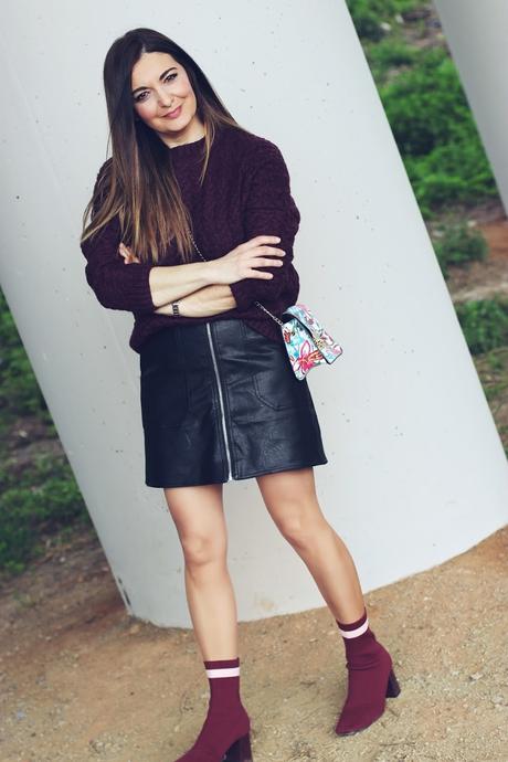 Como combinar una falda de polipiel Como combinar una falda de polipiel