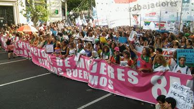 La marcha de 8M, una verdadera marea feminista