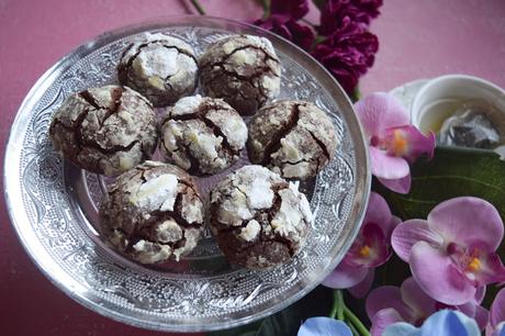 Galletas de Chocolate Craqueladas