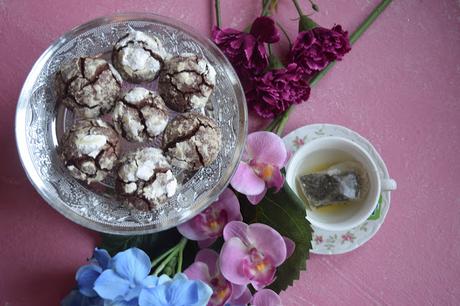 Galletas de Chocolate Craqueladas