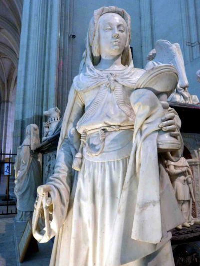 Alegorías de la tumba de Francisco II de Bretaña en Nantes
