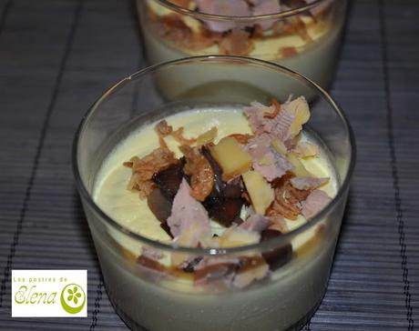 Panna cotta de batata con setas y foie Panna cotta de batata con setas y foie