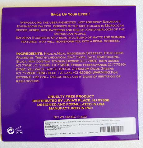 THE SAHARAN II BY JUVIA´S: REVIEW Y SWATCHES THE SAHARAN II BY JUVIA´S: REVIEW Y SWATCHES