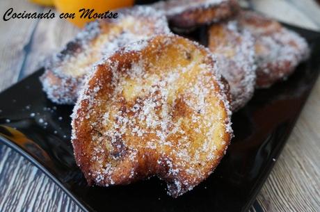 Torrijas caseras con naranja Torrijas caseras con naranja