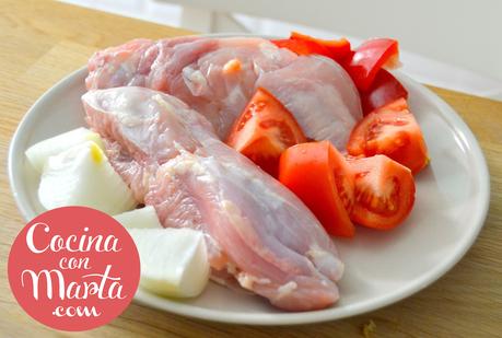 brocheta de pollo, receta de pollo, cocina con marta, recetas faciles, caseras, rapidas, recetas saludables, brocheta para niños, pinchito