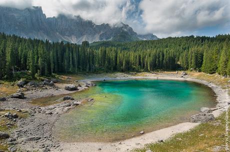 Lago di Carezza Karersee Dolomitas Italia