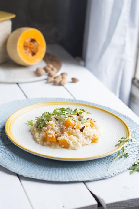 Risotto de calabaza y menta