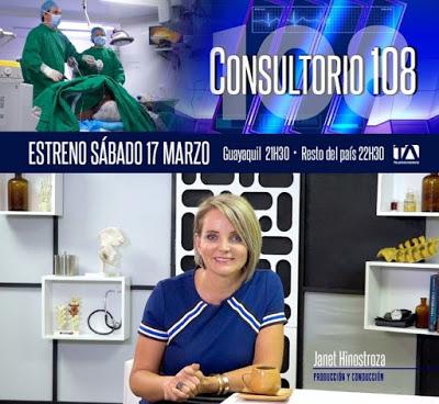 JANETH HINOSTROZA SORPRENDE AL ECUADOR CON SU NUEVO PROGRAMA CONSULTORIO 108