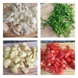 MUSLOS DE PAVO AL HORNO CON VERDURAS