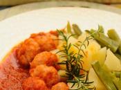 Albondigas salsa varoma guarnición (thermomix tradicional)