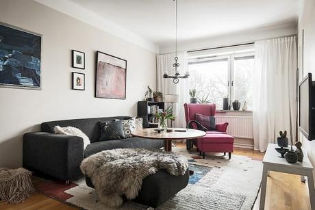 pisos pequeños diáfanos pisos pequeños pisos para una persona pisos nórdicos piso sueco acogedor estilo escandinavo distribución abierta 