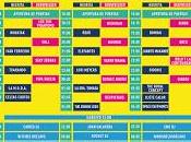 Festival 2018, horarios