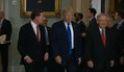 Trump llega al Capitolio para reunirse con senadores republicanos