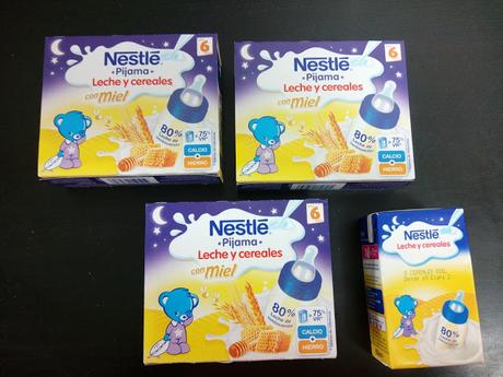 Leche y cereales con Miel Nestle