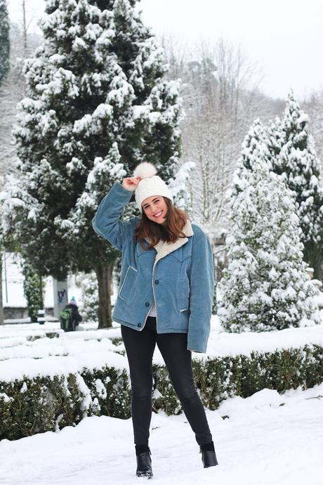 Outfit para la nieve con cazadora vintage - Paperblog
