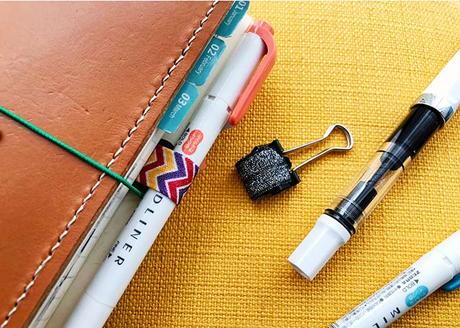 Clip sujeta bolis para tu cuaderno o bullet journal súper fácil de hacer