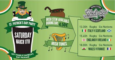 Saint Patrick's Day in Barcelona 2018