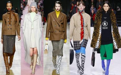 Moda 2018: este es el estampado más trendy del año y no es el de cuadros botas animalier moda invierno 2018
