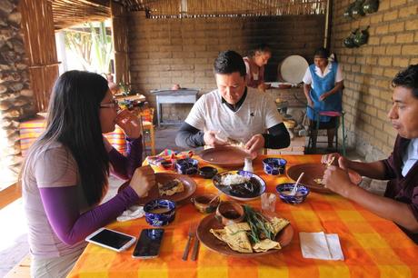 comida oaxaqueña en Tierra Antigua