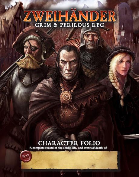 Character Folio para Zweihänder RPG ya está a la venta