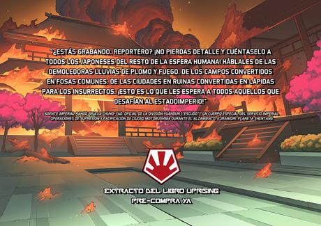 Siguen los pre-pedidos de Infinity y nueva imagen de Uprising