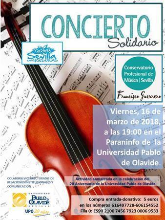 Mañana viernes, concierto solidario a favor de ACOES Sevilla con Honduras y Concierto de Cuaresma del Coro de la UPO Mañana viernes, concierto solidario a favor de ACOES Sevilla con Honduras y Concierto de Cuaresma del Coro de la UPO