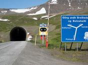 Vestfjarðagöng Arnarnessgöng: túnel largo corto Islandia