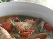 Receta pollo guisado zumo naranja hecho Crockpot