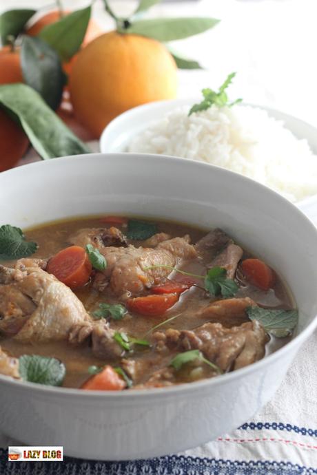 pollo guisado zumo naranja crockpot